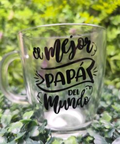 Taza De Vidrio Conica - Día del Padre