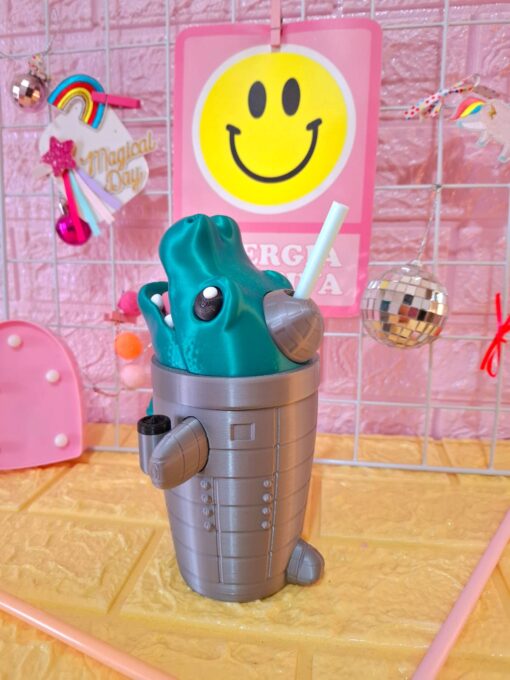 Vaso 3D Bombardero Cocodrilo - Imagen 2