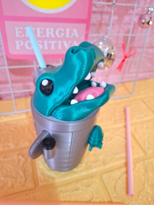 Vaso 3D Bombardero Cocodrilo