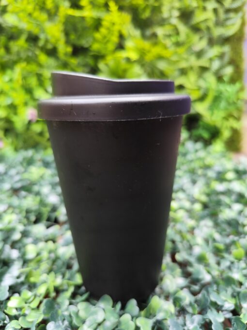 Vaso Doble Capa Liso - Negro