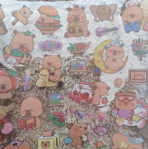 Sticker en Rollito - Capybara - Imagen 2