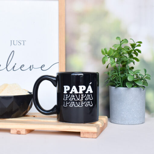 Taza Recta Negra - Dia del Padre