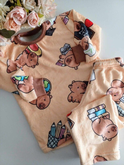 Pijama Polar Soft - Capybara Beige