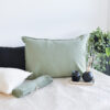ls funda de almohadon tusor verde 70x50 1