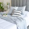 ls pie de cama gris tusor
