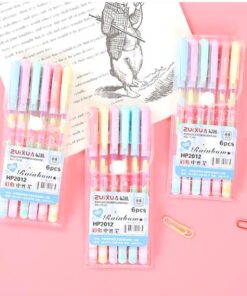 Lapicera de gel pastel x8