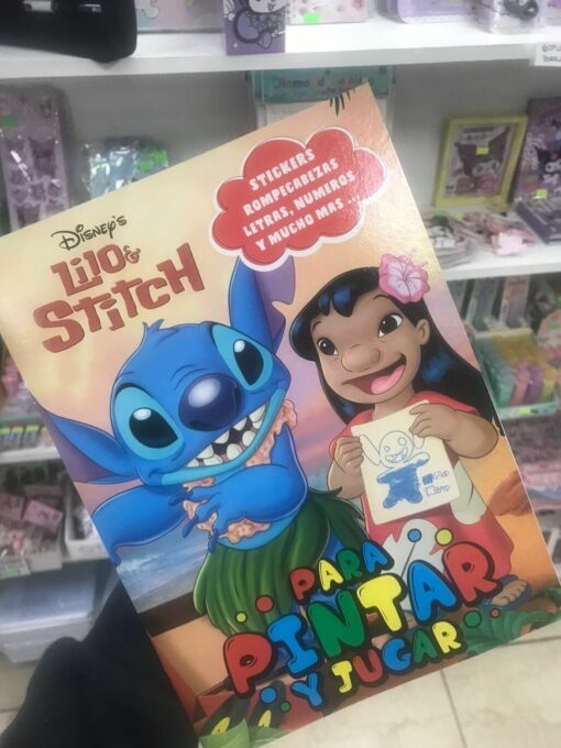 Cuaderno para pintar Stitch