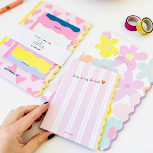 Pack x2 Libretas Ondas - Pink Love - Imagen 2
