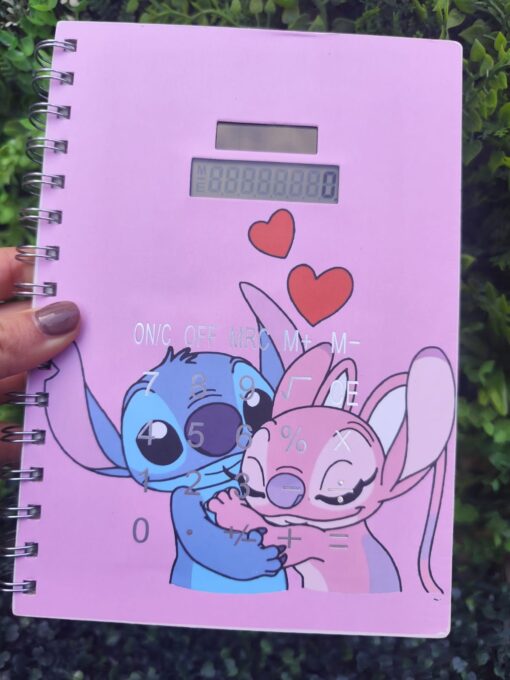 Cuaderno Anillado + Calculadora Stitch - Imagen 2