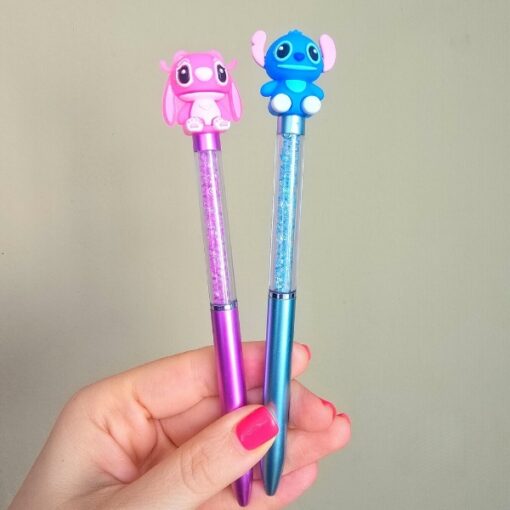 Lapiceras Stitch con Brillo x3 - Imagen 2