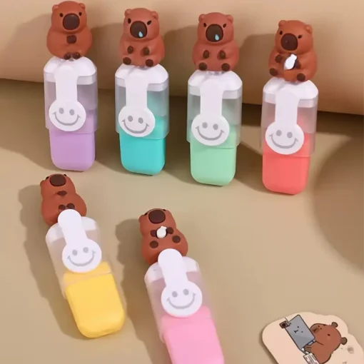 Mini Resaltador x6 - Capybara - Imagen 2