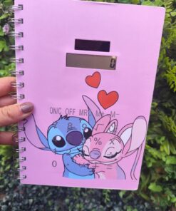 Cuaderno Anillado + Calculadora Stitch