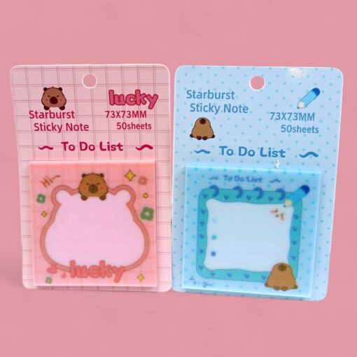 Notas Adhesivas Cuadrada  - Capybara