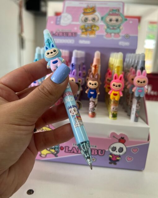 Lapiceras Borrables Labubu x3