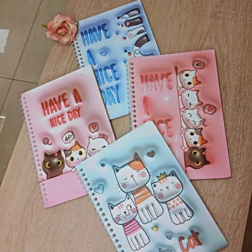 Cuaderno 3D - Gatitos