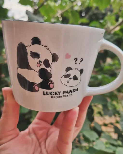 Taza de Ceramica - Oso Panda