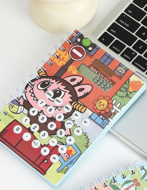 Cuaderno con Calculadora - Labubu