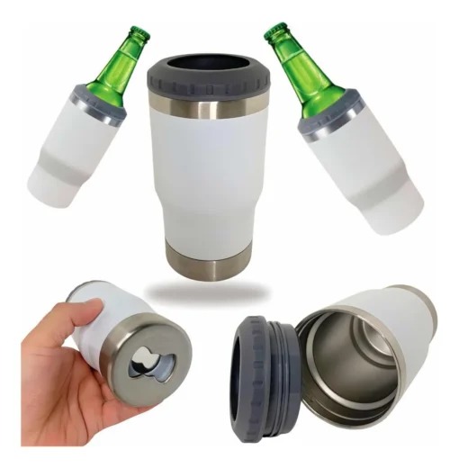 Vaso Termico Contenedor de Cerveza y Destapador 420 cc