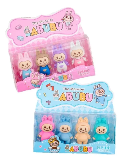 Box Goma de borrar Labubu x4 - Imagen 10