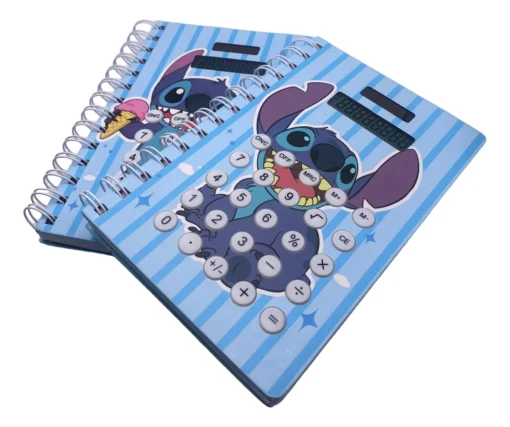 Cuaderno Anillado + Calculadora Stitch - Imagen 5