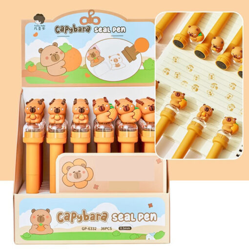 Lapicera con Sello - Capybara