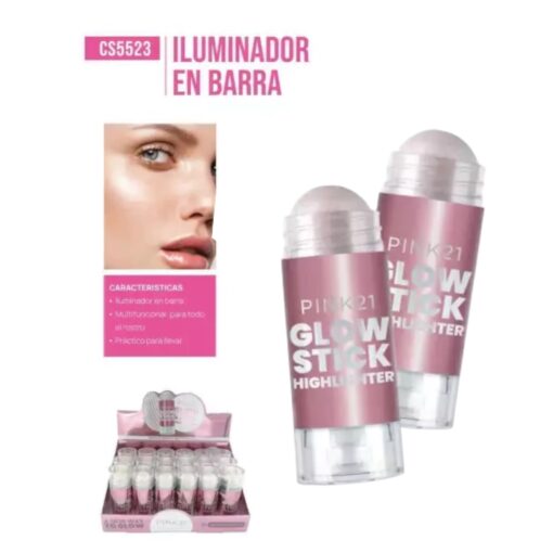 Iluminador en Barra Glow Stick - Pink 21
