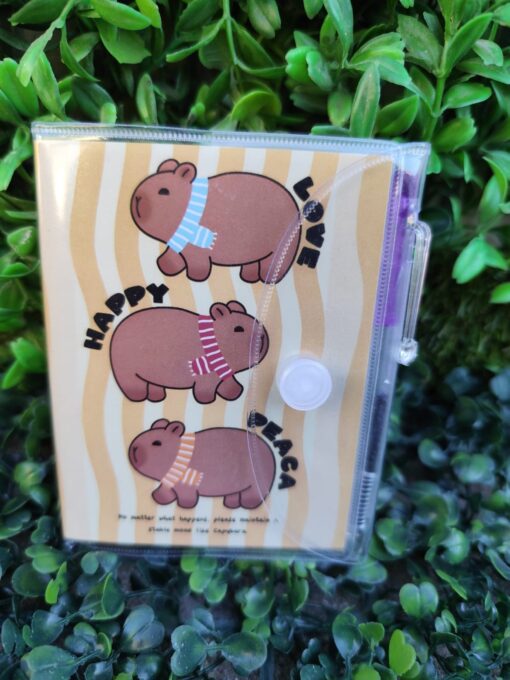 Mini Cuaderno con Lapicera - Capybara