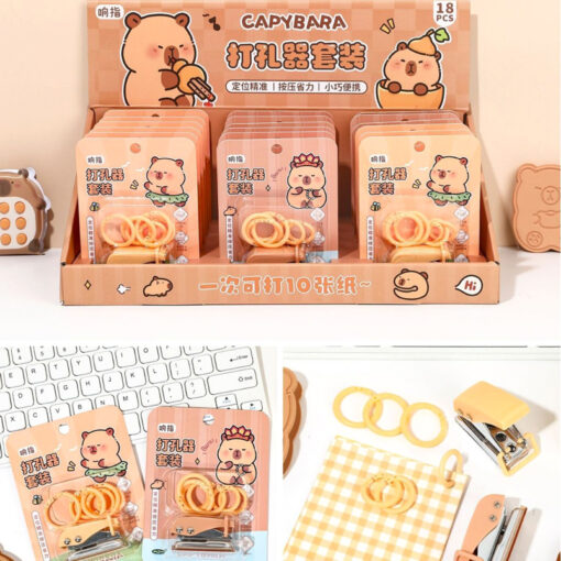 Set Perforadora con Anillos Capybara - Imagen 4