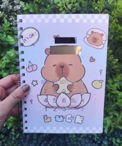 Cuaderno Anillado + Calculadora Capybara