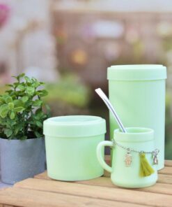 Combo Latas + Mate Vintage - Verde