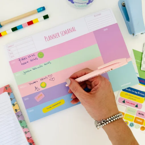 Planner Semanal - Colores