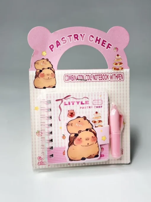 Mini Anotador Capybara + Lapicera