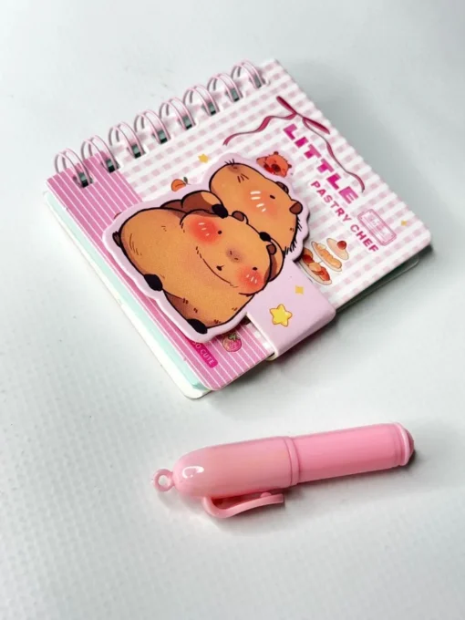 Mini Anotador Capybara + Lapicera - Imagen 4