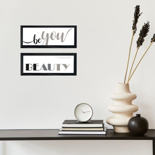 Cuadro Black and White 10*30 - BE YOU