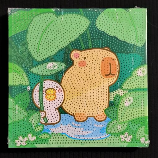 Cuadro diamante 20x20 - Capybara - Imagen 10