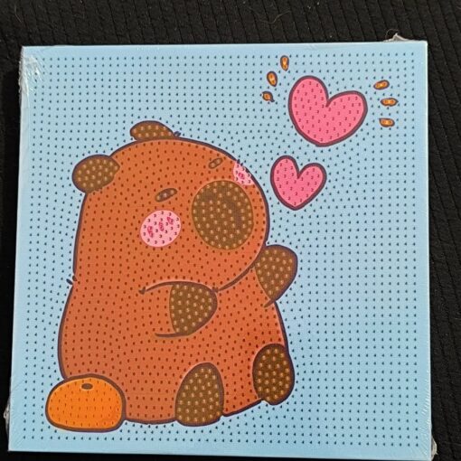 Cuadro diamante 20x20 - Capybara - Imagen 8