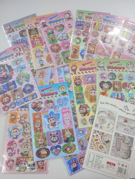 Plancha de Stickers - Labubu - Imagen 2