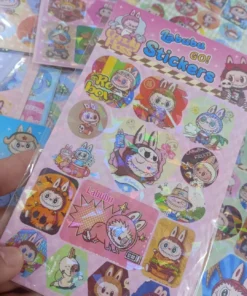 Plancha de Stickers - Labubu