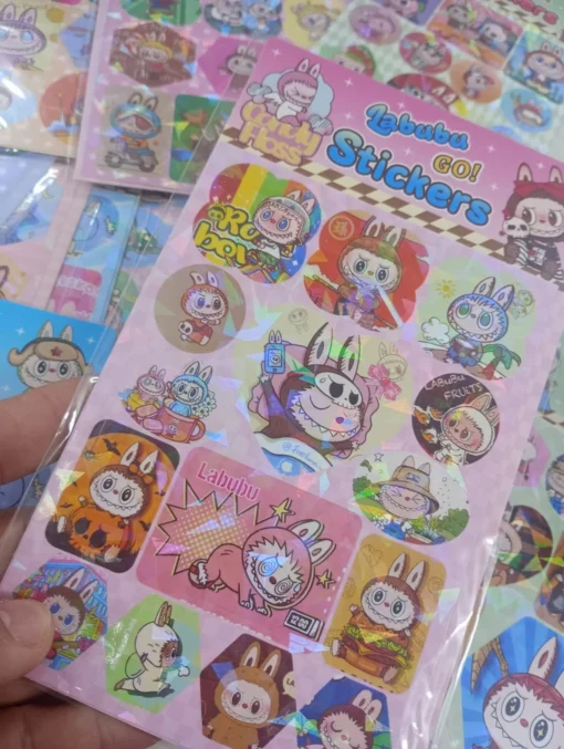 Plancha de Stickers - Labubu