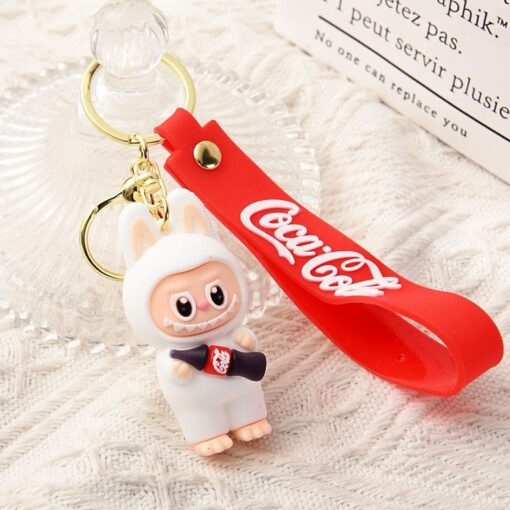Llavero Importado 3D Labubu Coca-Cola - Imagen 3