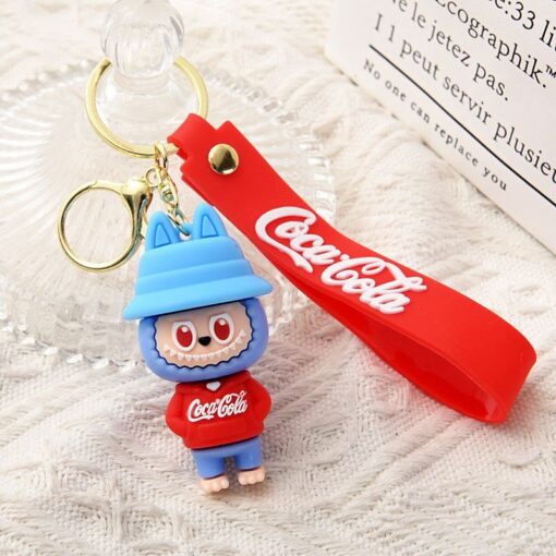 Llavero Importado 3D Labubu Coca-Cola - Imagen 2