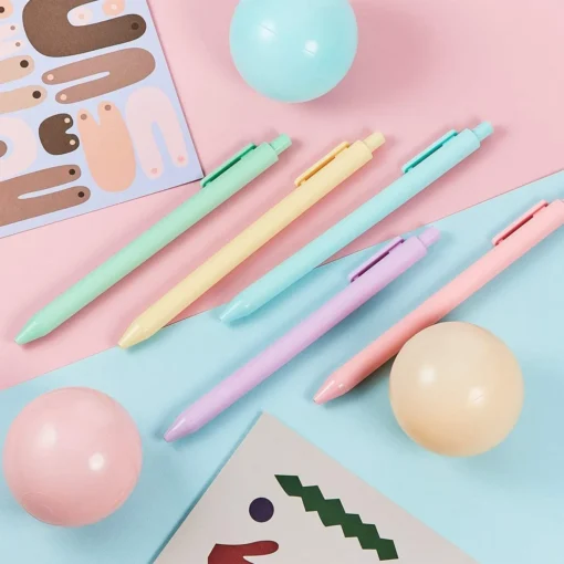 Lapicera Pastel Retractil x3