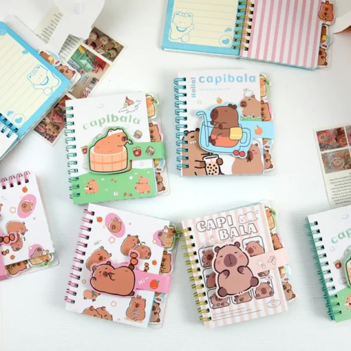 Cuaderno con solapa imantada - Capybara