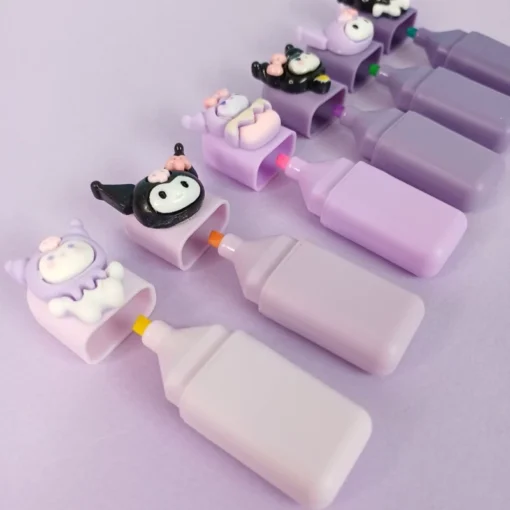 Estuche x6 Resaltadores - Kuromi - Imagen 6