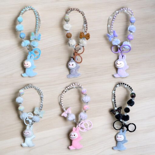 LLavero con pulsera - Labubu