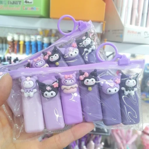 Estuche x6 Resaltadores - Kuromi - Imagen 5