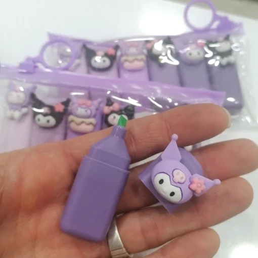 Estuche x6 Resaltadores - Kuromi - Imagen 4