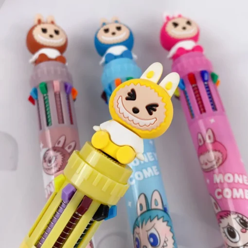 Lapiceras Labubu 10 Colores x2
