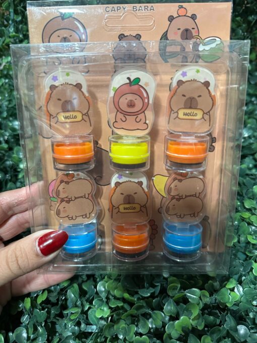Sellos x 6 - Capybara