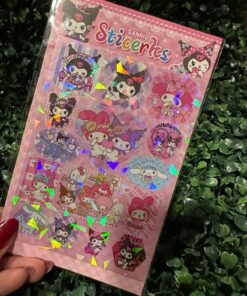 Plancha de Stickers - Kuromi